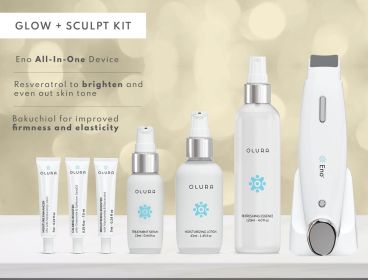 The Glow & Sculpt Facial Kit with the Patented Eno Facial Device. A complete kit for enhancing your natural glow and restoring more youthful faci The Glow & Sculpt Facial Kit with the Patented Eno Facial Device. A complete kit for enhancing your natural glow and restoring more youthful faci